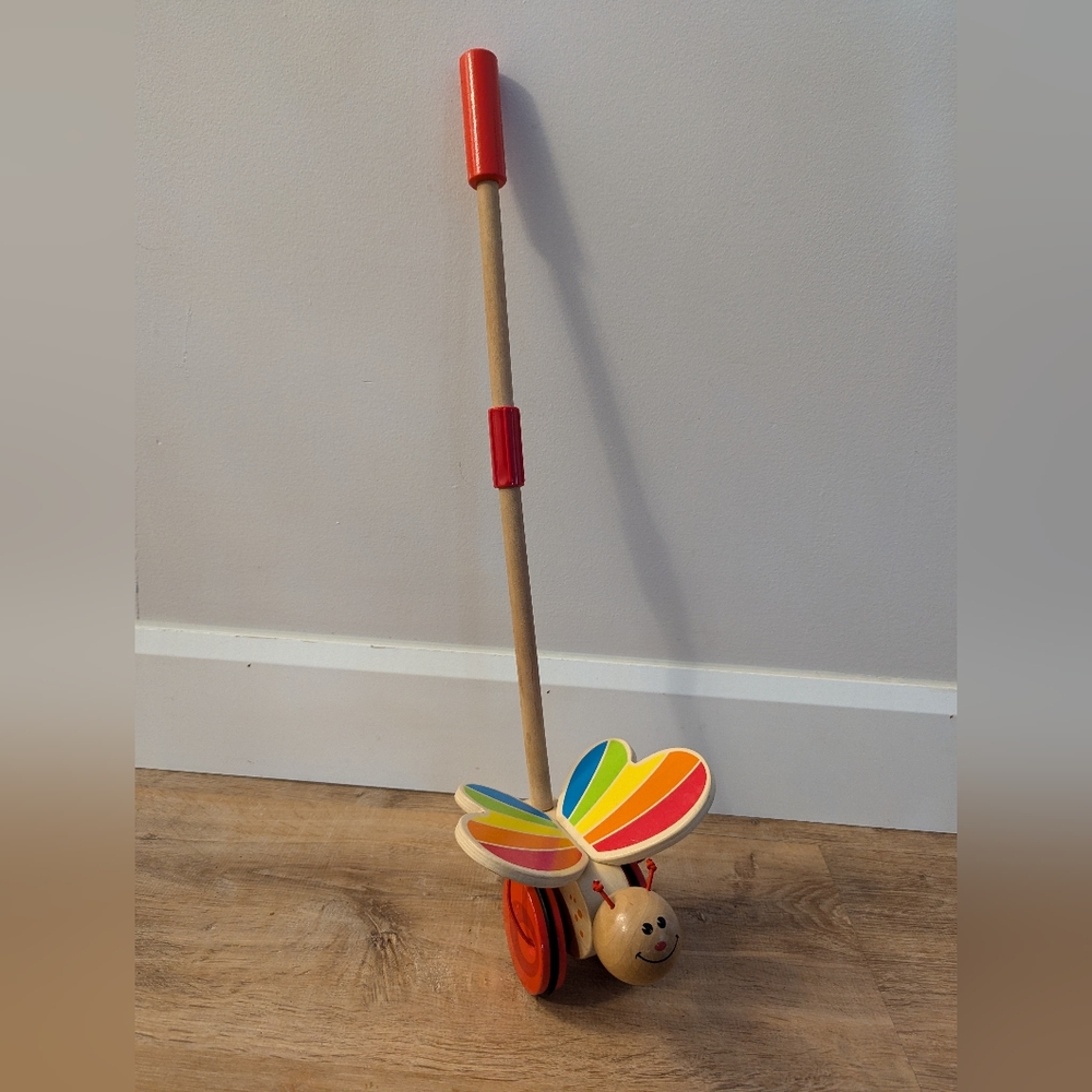 Hape Butterfly Push Toy